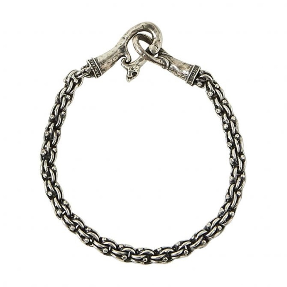 John Varvatos Silver-Tone Chain Bracelet